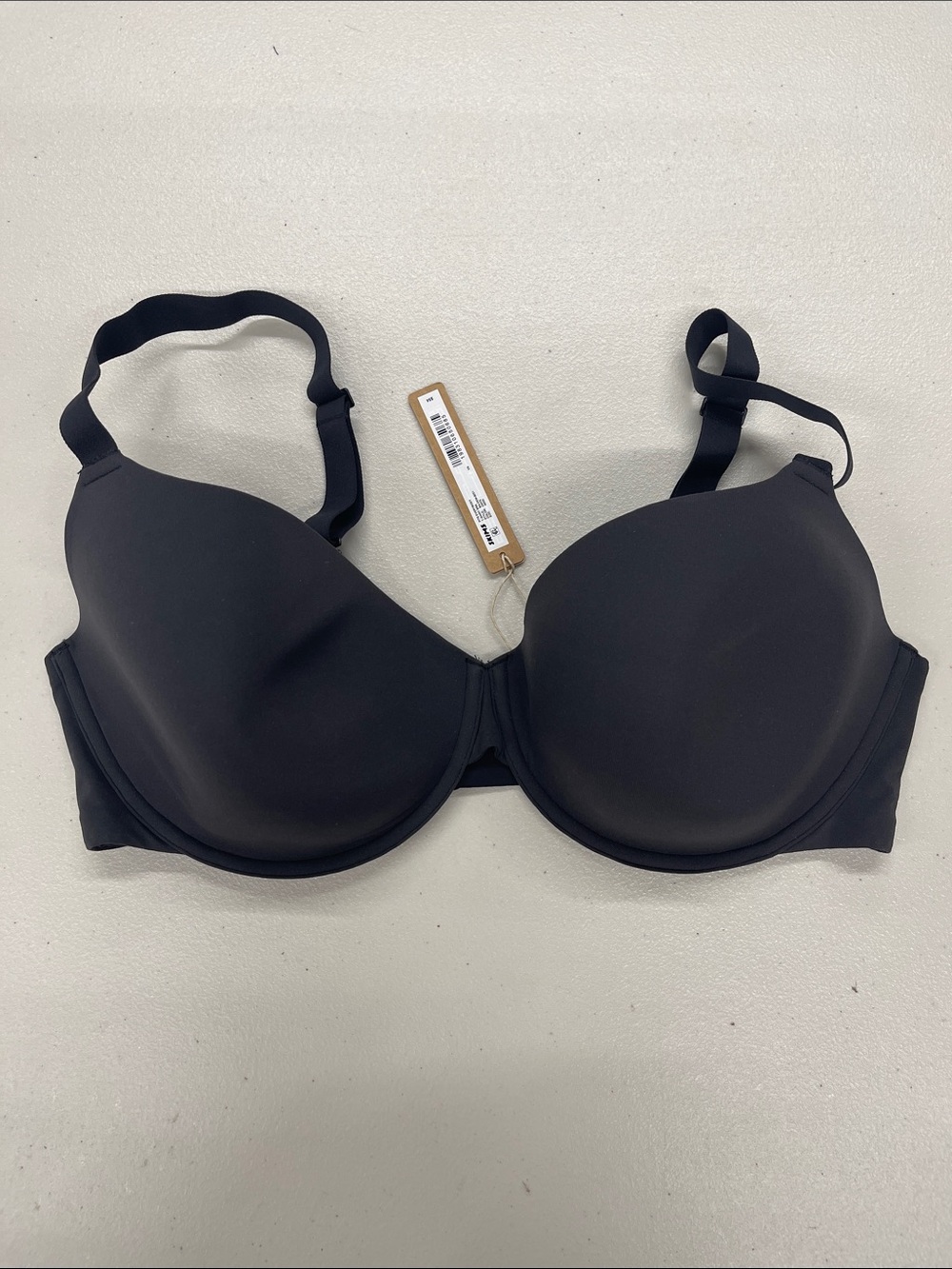 Skims Fits Everybody T-Shirt Bra 40 DD Onyx - Picture 1 of 2